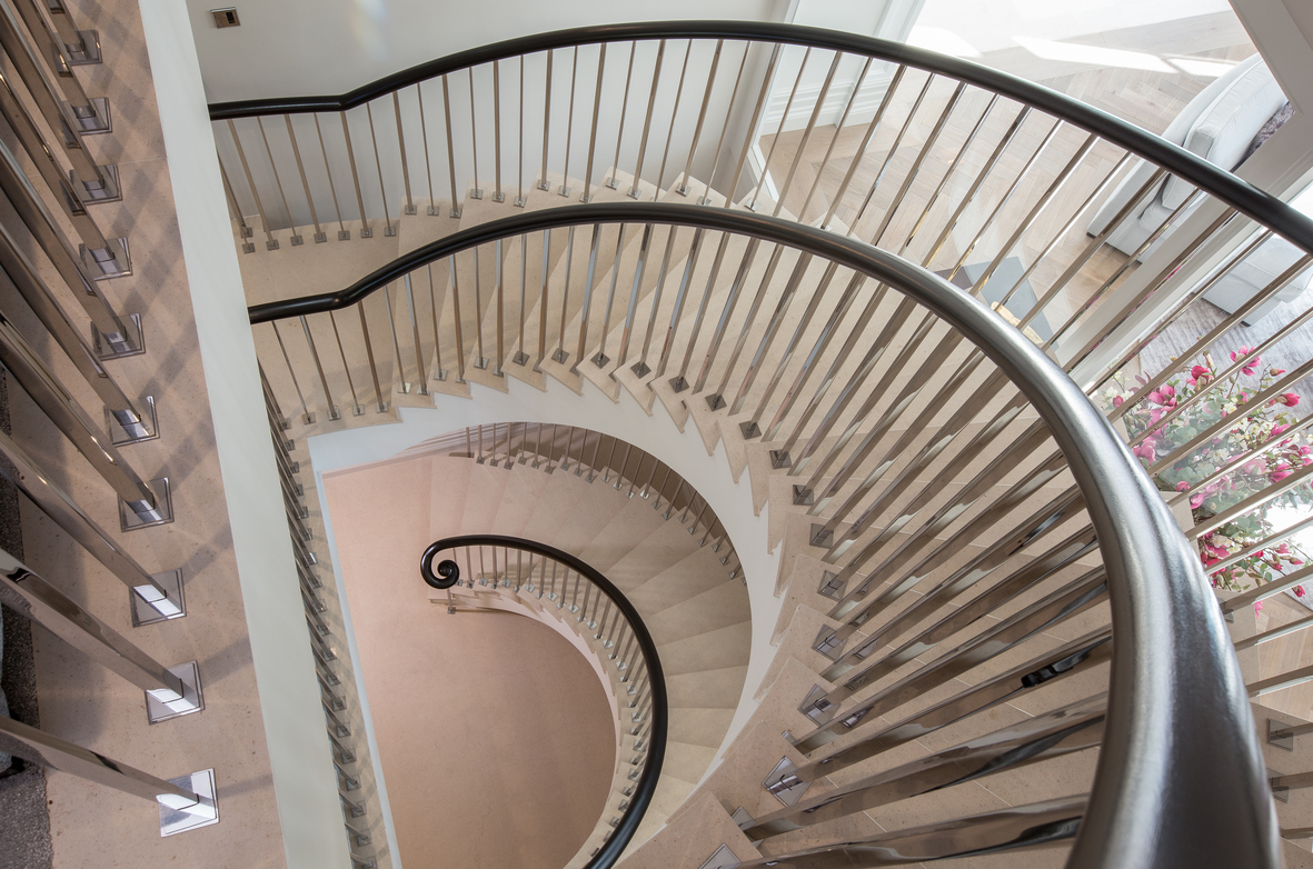 Twin Luxury Helical Staircase