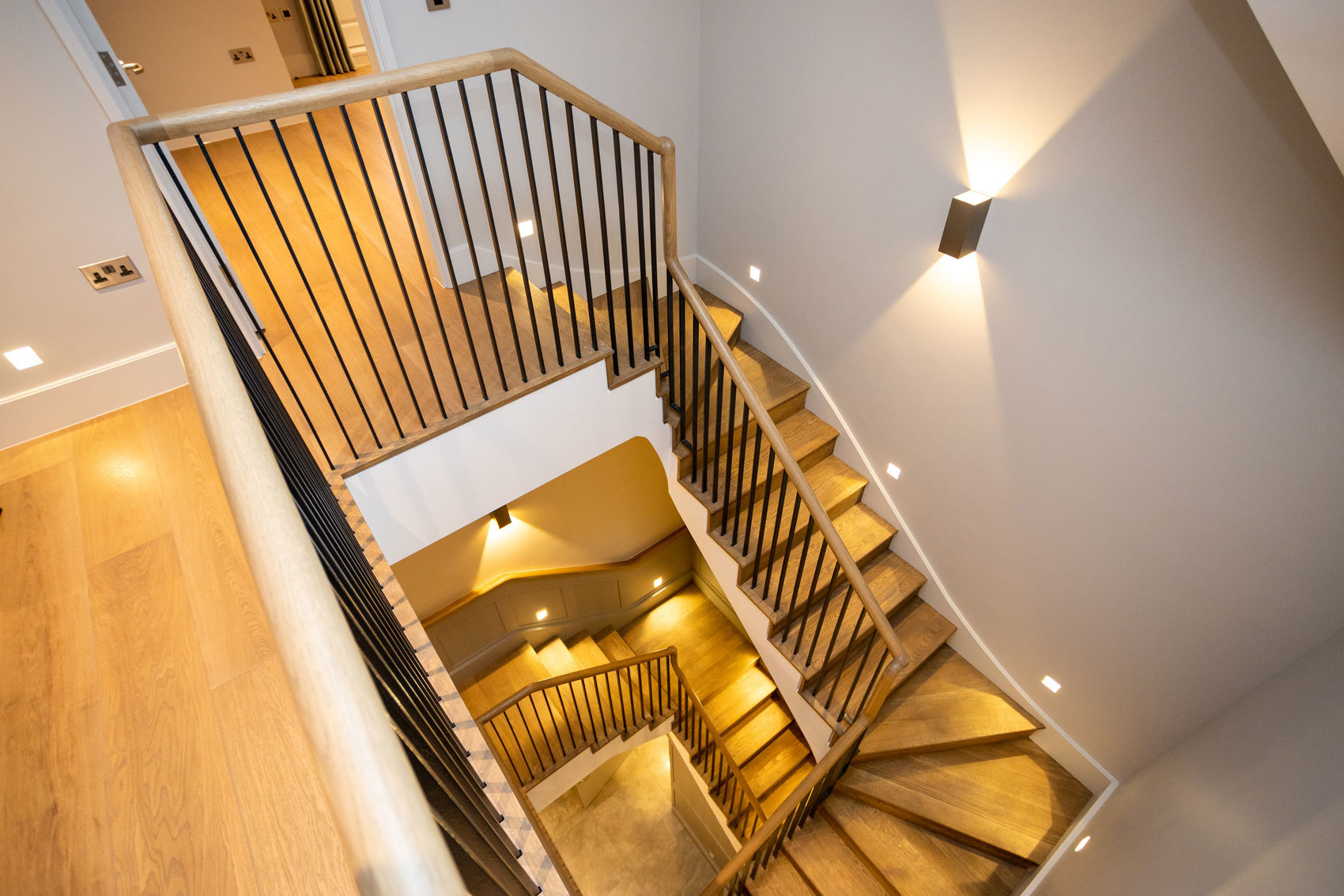 Winder staircases for extra space and headroom